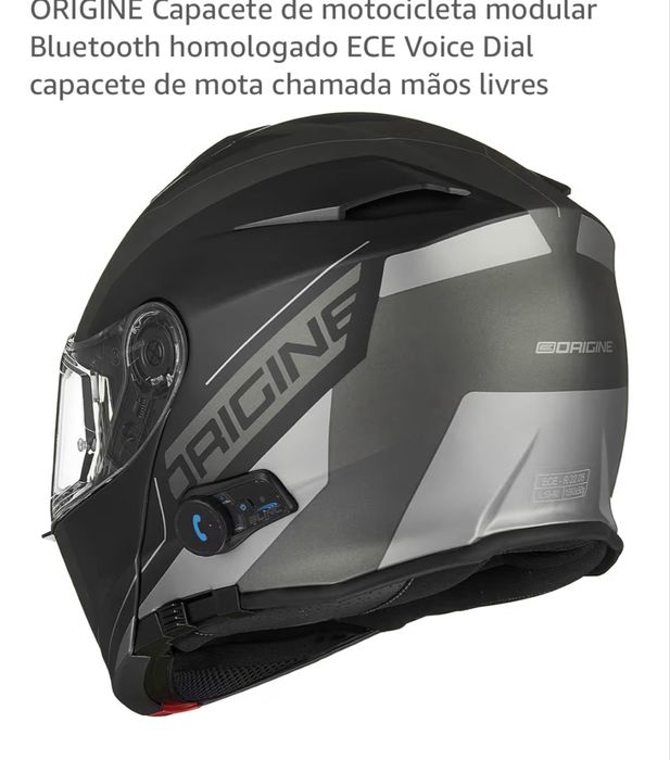 Capacete modular com Bluethot