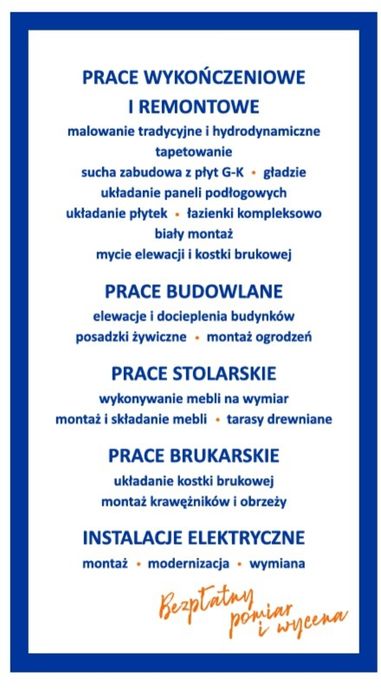 PK ProBud usługi remontowo wykończeniowe, drobne naprawy