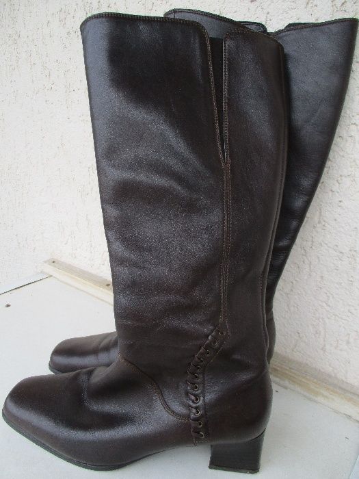 Замечательные кожаные сапоги Gabor