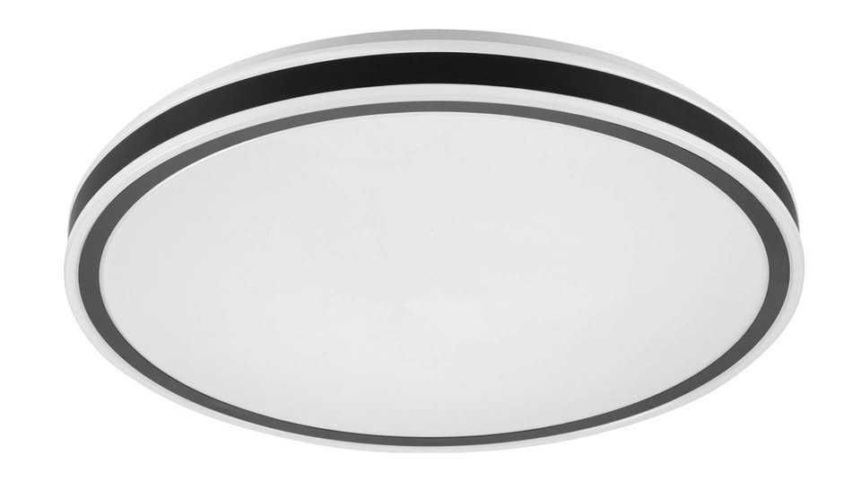 Piękna mocna lampa! Plafon LED DUO czarny 48 cm