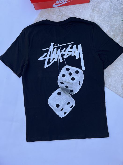 Футболка Stussy з кубиками / Футболка чоловіча Stussy Fuzzy dice Стуси