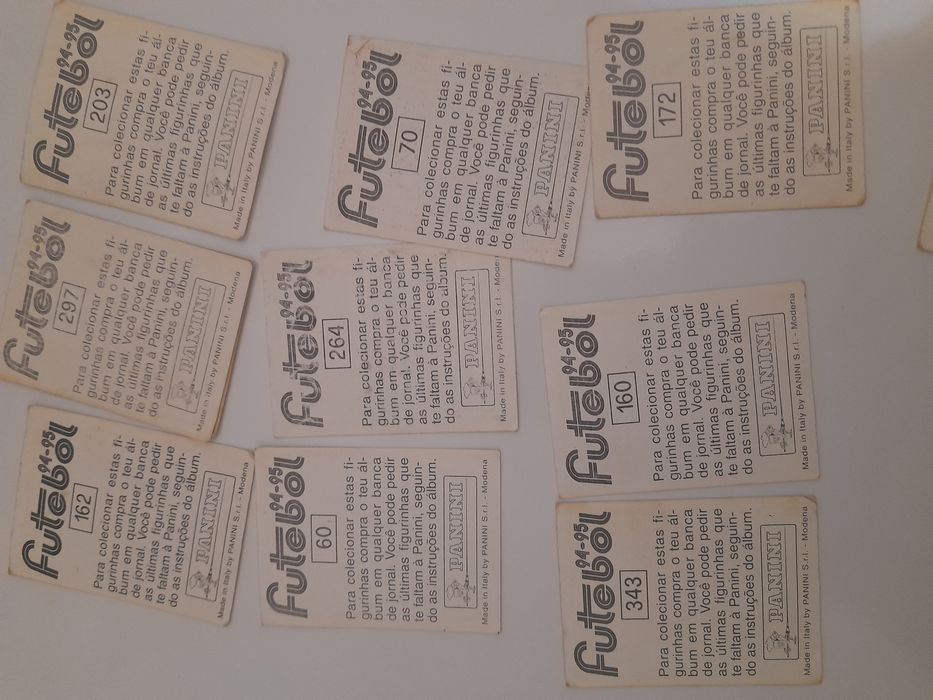 Cromos futebol 94-95