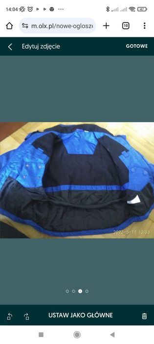 Kurtka chłopięca 98/104 zimowa sportowa