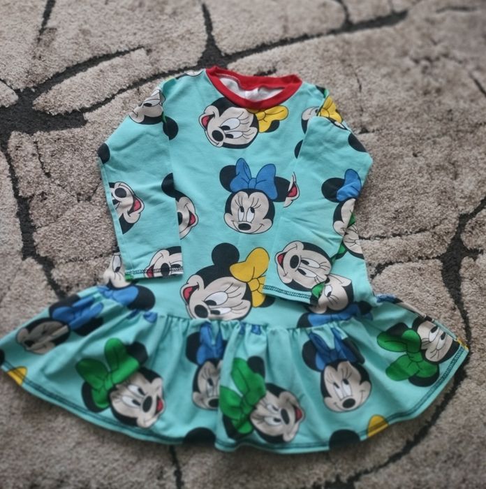 Myszka Miki Mini Disney sukienka 110 CUDO