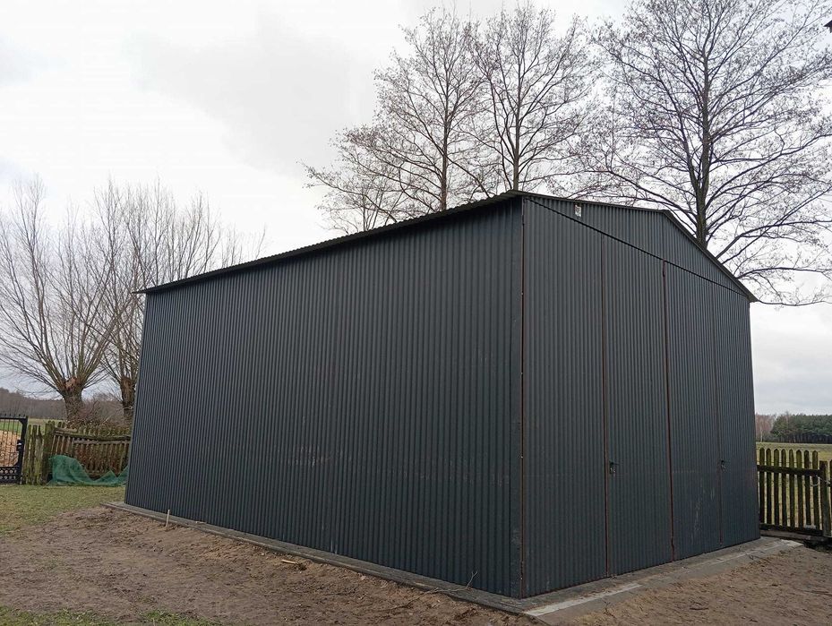 Garaż blaszany Dwuspadowy - Wiata  - Magazyn Rolniczy  – *GRZYWSTAL