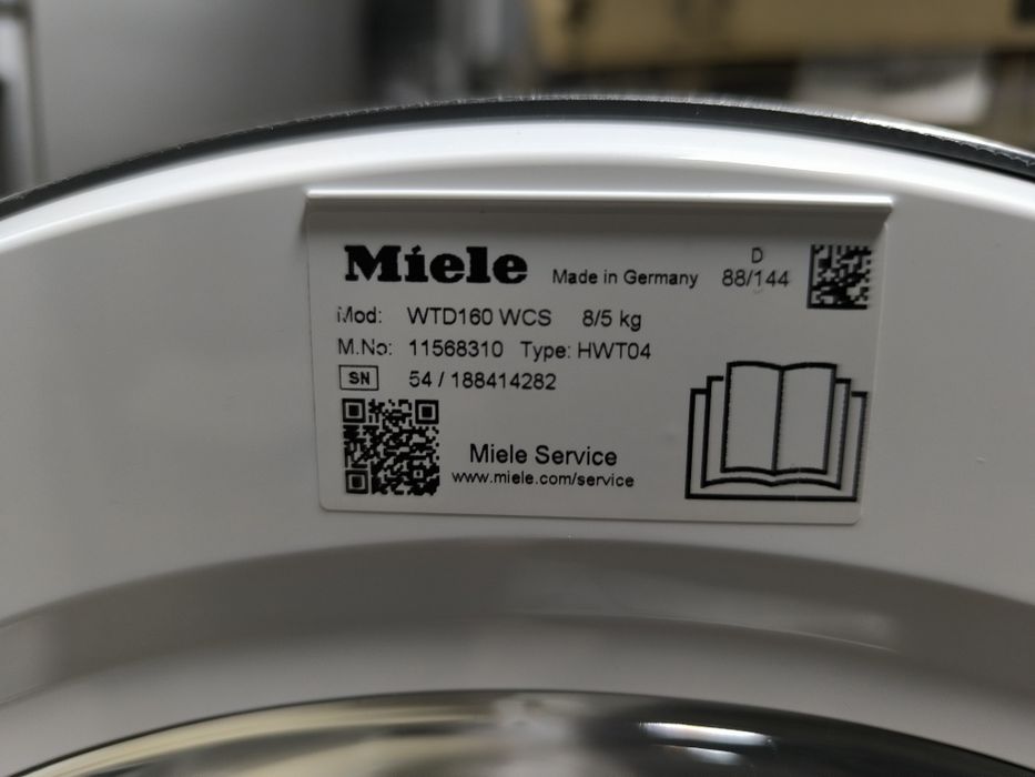 Прально-сушильна машина (Нова) Miele WTD 160 WCS