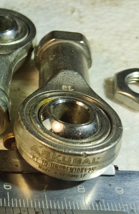 Шарнірна головка "Рыбий глаз"10 мм. 16 мм. Підшипник.