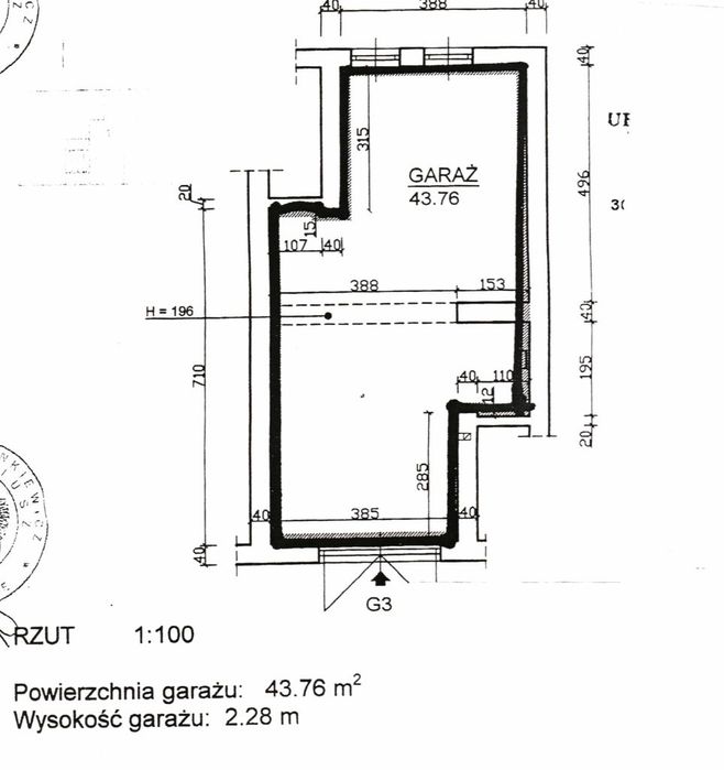 Garaź 44 M2 Os. Albertyńskie 26 --- Magazyn --- - Widok 4