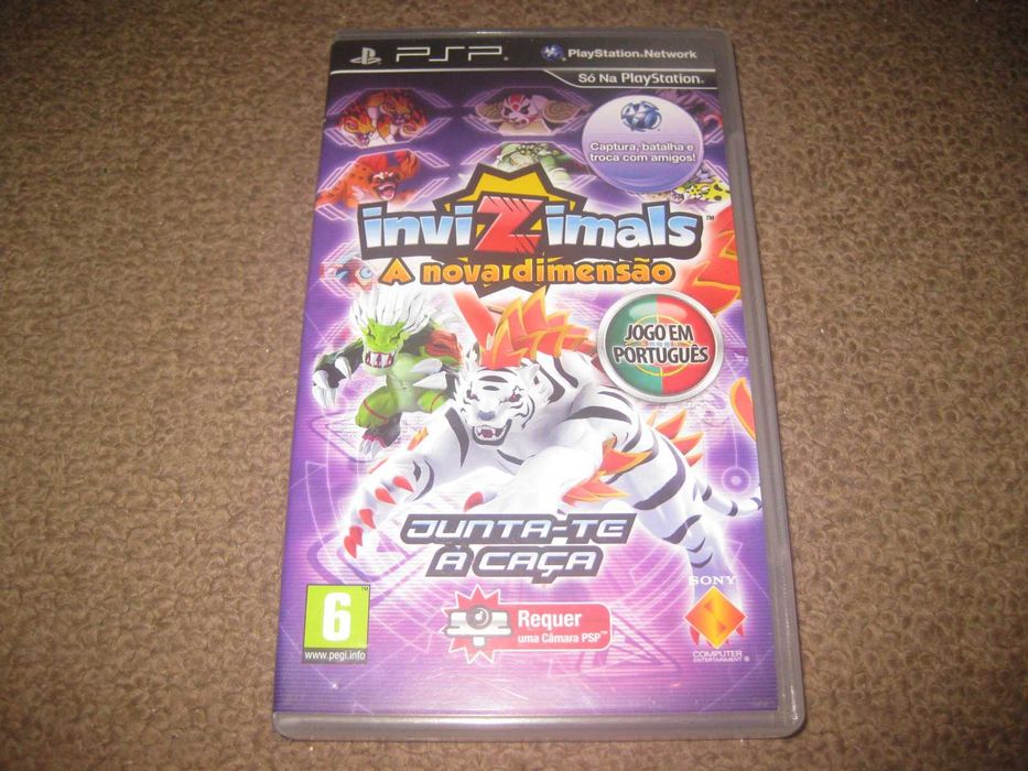Jogo PSP "Invizimals: A Nova Dimensão" Completo!