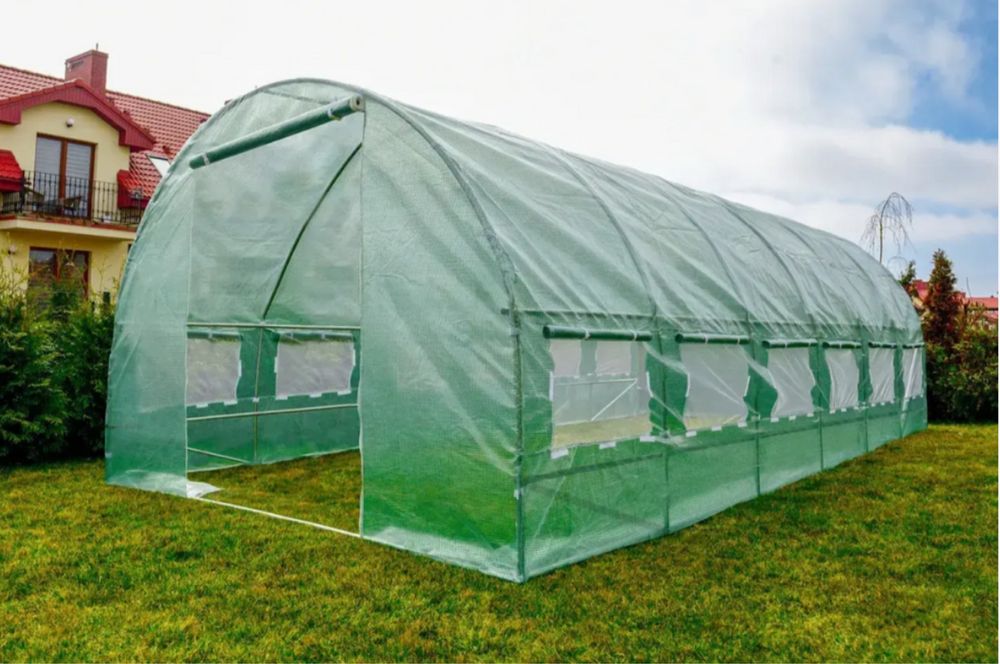 ПОЛЬСЬКА теплиця парник з плівкою і вікнами. Теплица. Пленка. Плівка