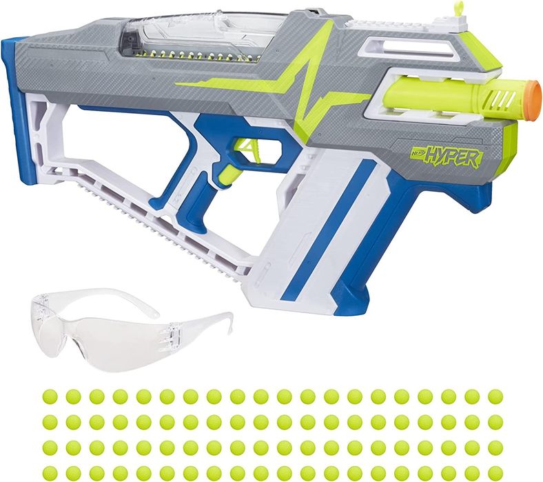 Акція! Бластер NERF Hyper Mach-100 Fully Motorized Blaster Нерф