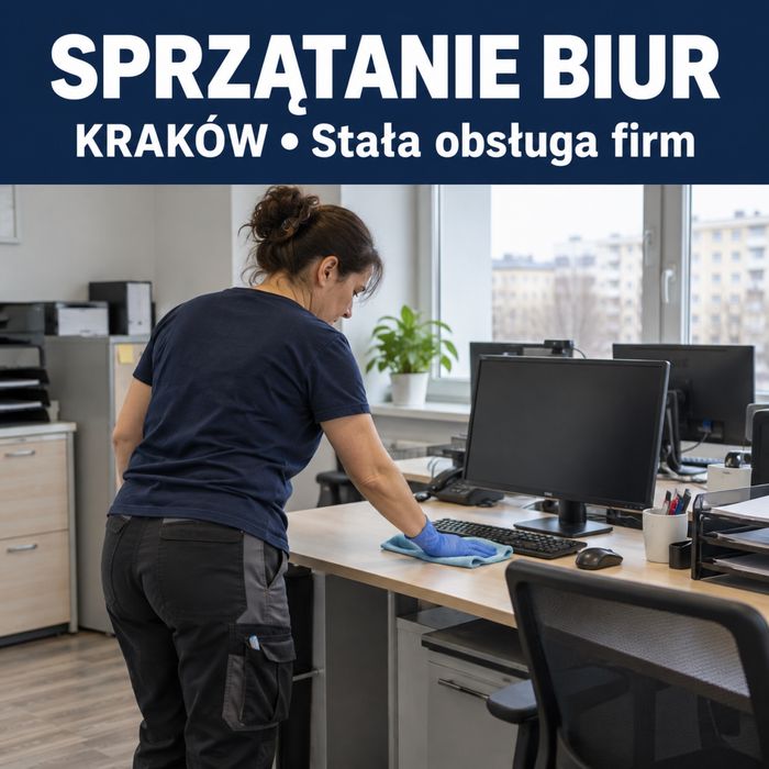 Sprzątanie biur Kraków – stała obsługa firm