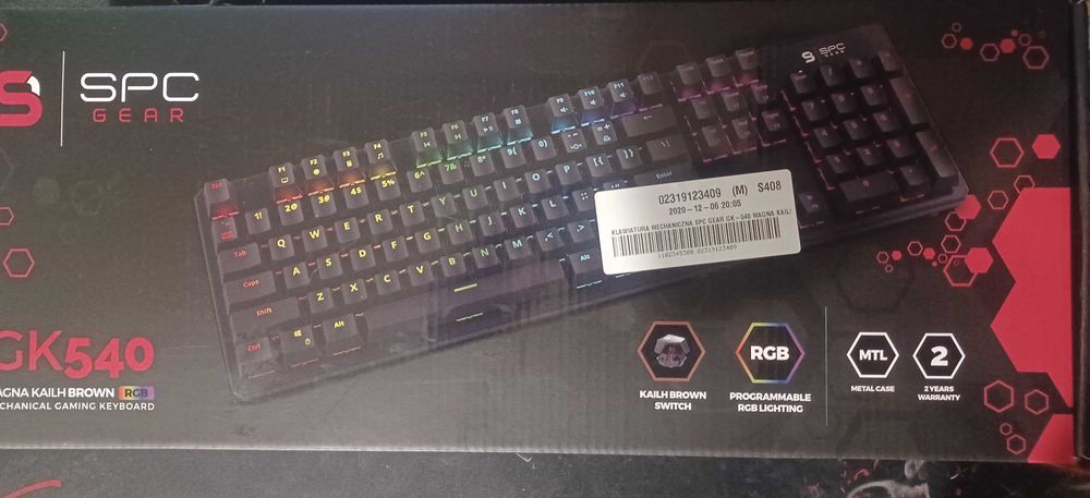 Klawiatura SPC GEAR GK540 Brown Switch