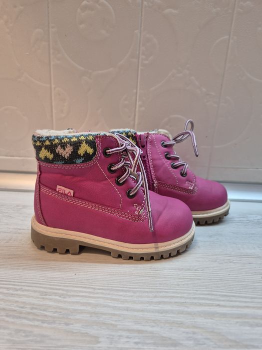 Buciki r. 21 fila dziewczynka