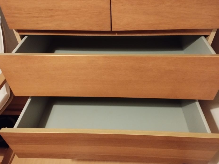 Cómoda malm com 6 gavetas Ikea