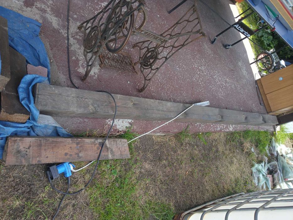 Belka 3.5 i krokwie ok 5 m 2 szt