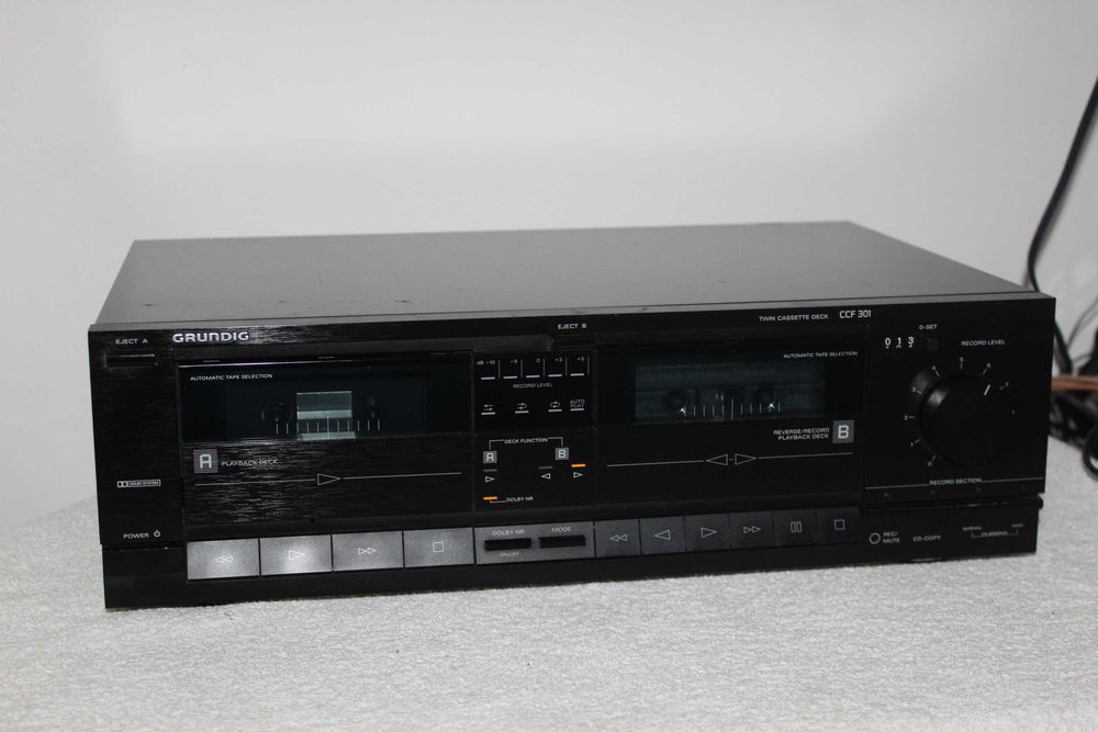 GRUNDIG CCF 301 Magnetofond deck 2 kasetowy stereo hi-fi Wysyłka