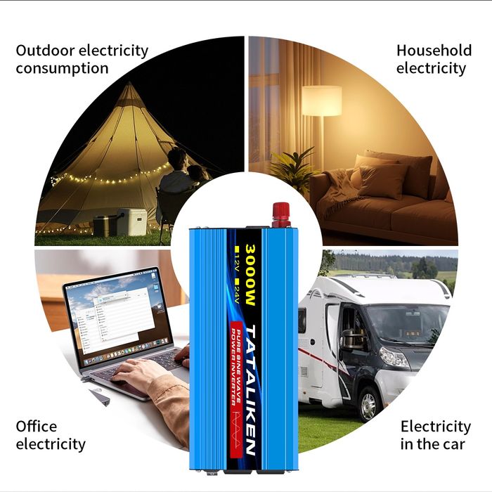 Инверторы Наявність ! 12-220 ЧИСТИЙ СіНУС Преобразователь Перетворювач