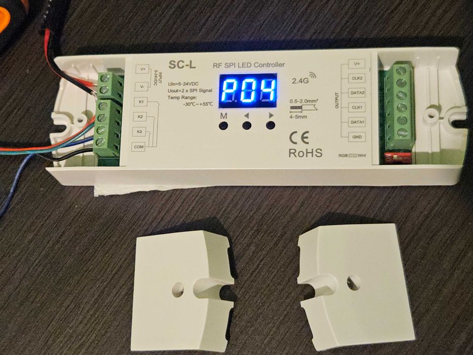 SC-L Odbiornik LED RF SPI taśmy cyfrowe 5-24V DC 2.4Ghz