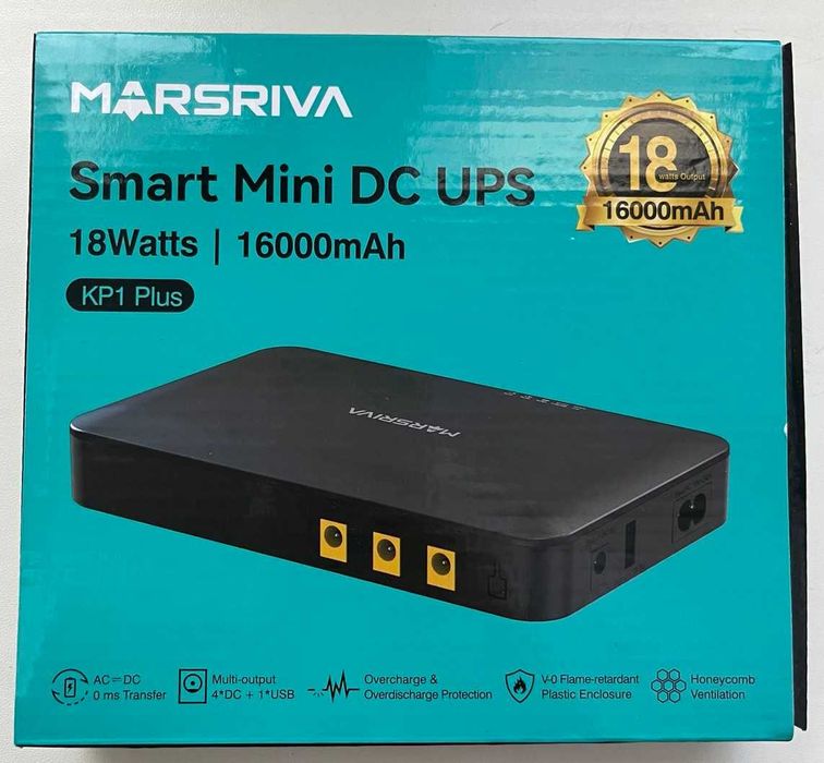 Пристрій живлення для роутерів MARSRIVA KP1 Plus 60 Вт/год (16000) 18W