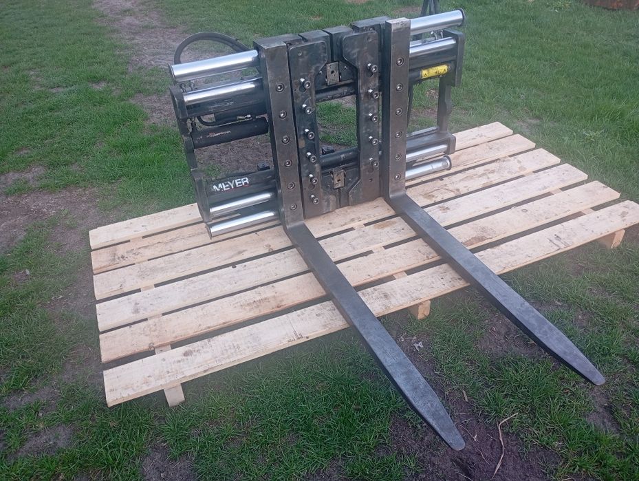 Pozycjoner  paletyzer wideł, widły hydrauliczne meyer 200cm 4 tony