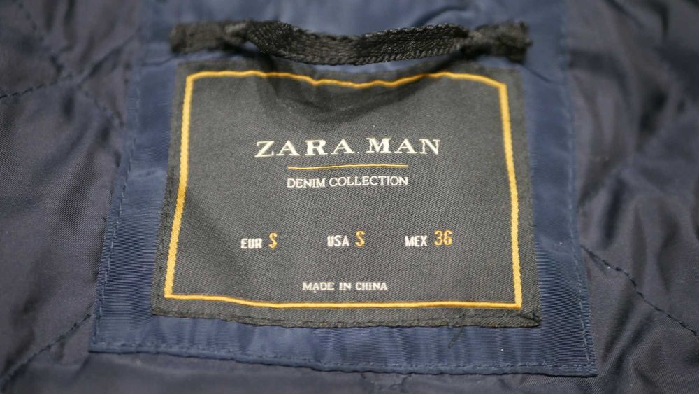 Kurtka Zara Roz. S Granatowa Jeans