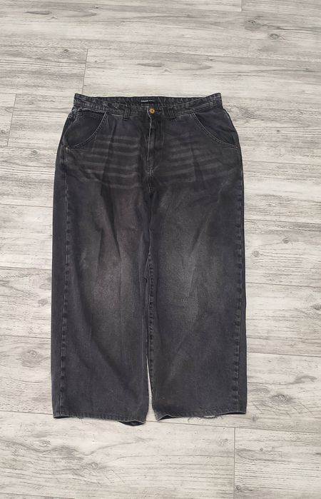 Czarne baggy jeansy