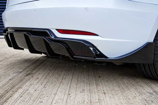 Conjunto Tesla Model 3 Spoiler, Aileron, Laminas e Difusor