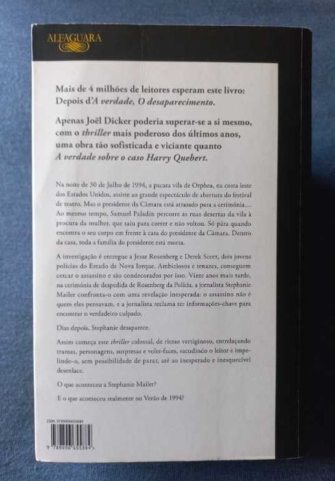 O Desaparecimento de Stephanie Mailer - Joël Dicker