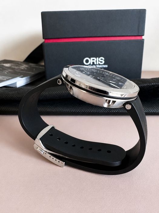 Oris TT1 Day Date (Grey Dial) – FULL SET z polskiego salonu, 1. właściciel
