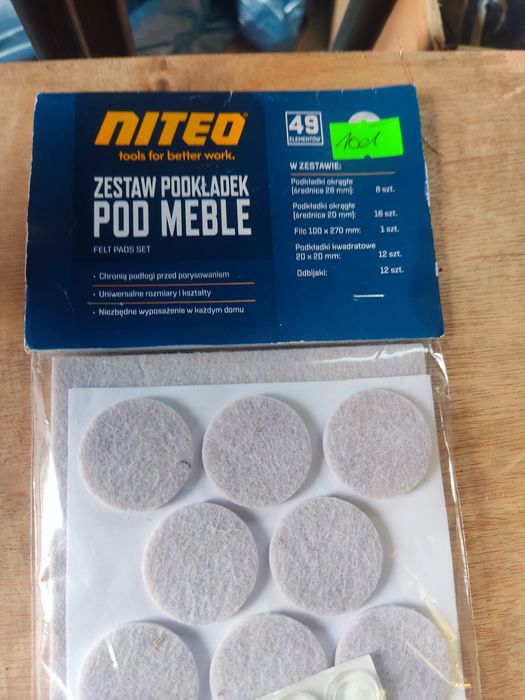 Zestaw podkładek pod meble