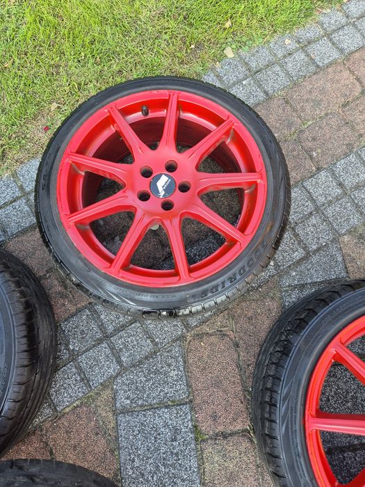 4 kola felgi 17 cali 5x100 autec sruby