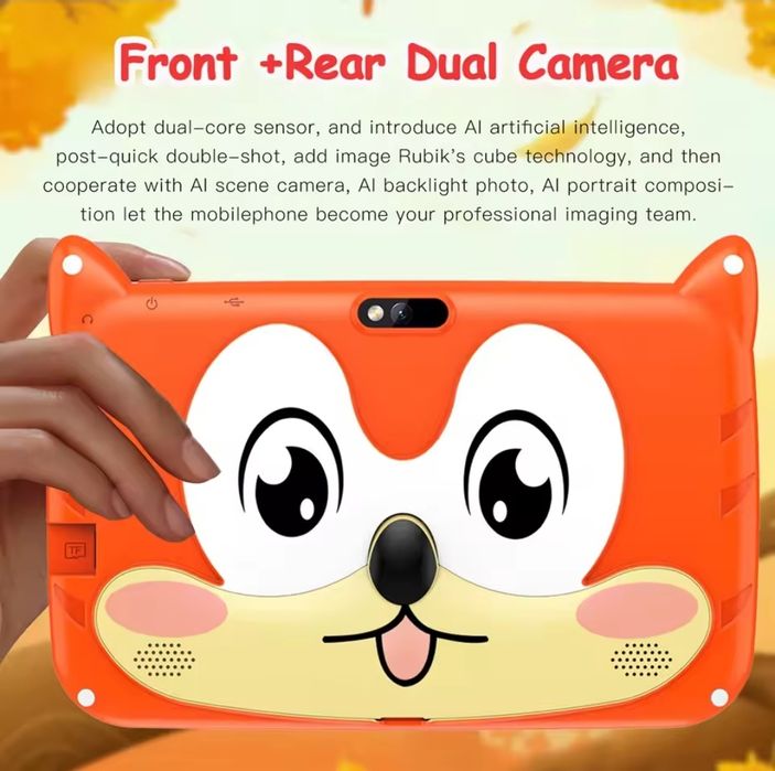 Дитячий планшет Android 13, 4/64gb, акамулятор 4000 мАг,7-дюймовий BDF