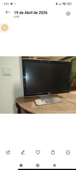 Monitor HP w1907s de 19"