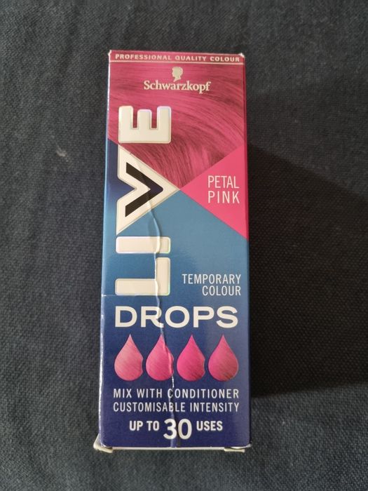 Schwarzkopf Live drops pink NOWY