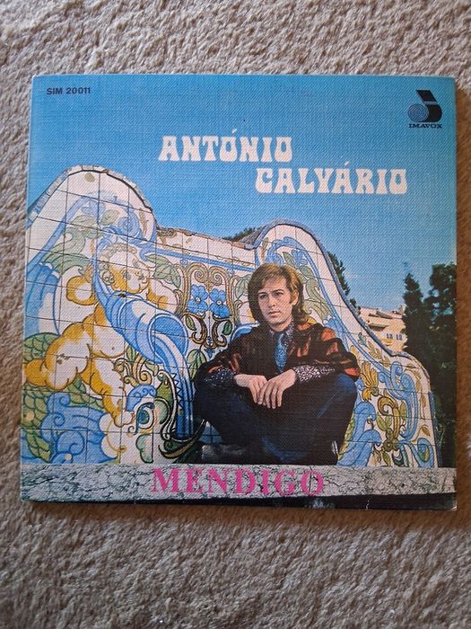 Disco vinil António Calvário, antigo