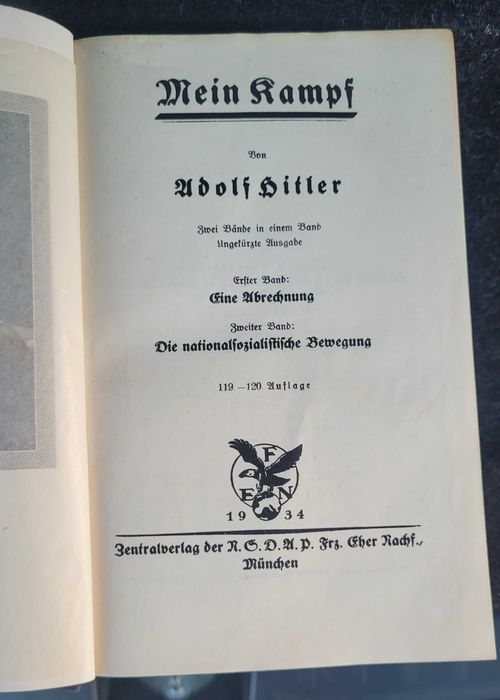 Oryginalny Mein Kampf z 1934