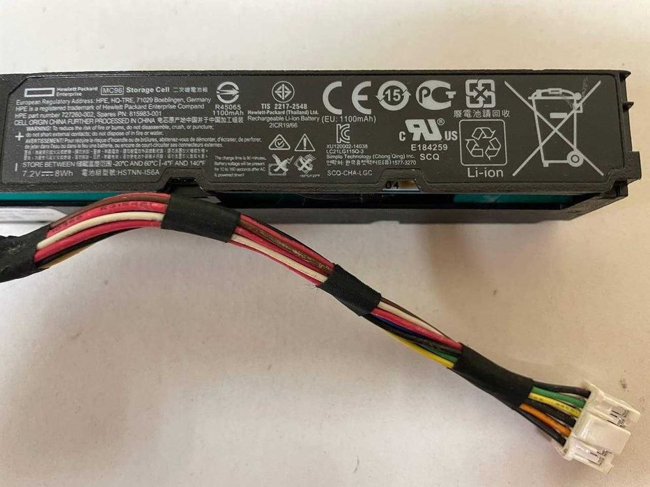 Батарея RAID-Контролера HP SMART ARRAY P440AR / P840AR MC96, 7.2V,
