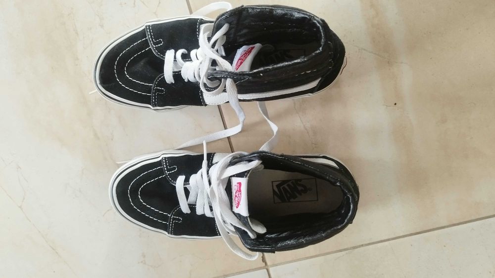 Trampki wysokie VANS czarne 39 jak nowe