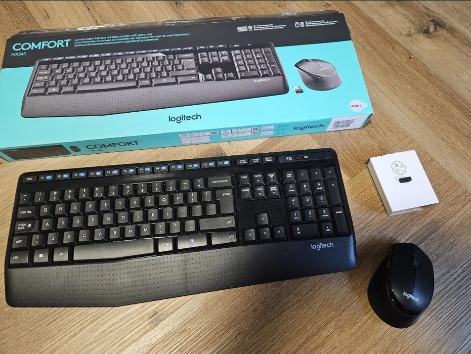 Klawiatura bezprzewodowa i mysz logitech MK345
