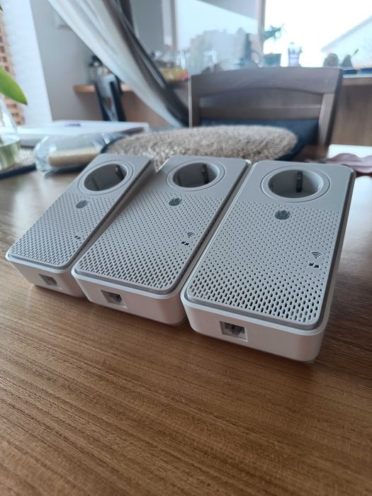 Zestaw 3x Powerline Comtrend PG-9072/9073 WiFi 5GHz 1Gb/s