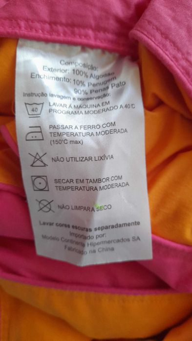 Saco cama casal - enchimento penas pato