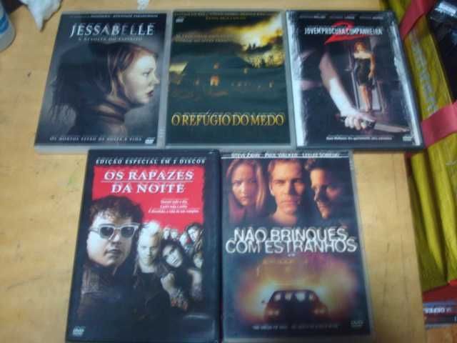 lote 12 dvds originais terror alguns rarissimos