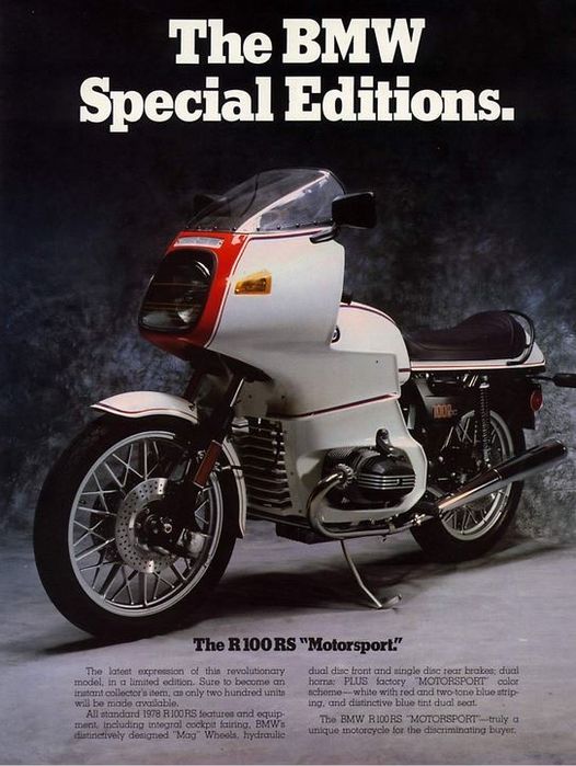 BMW R100RS Motorsport 1978