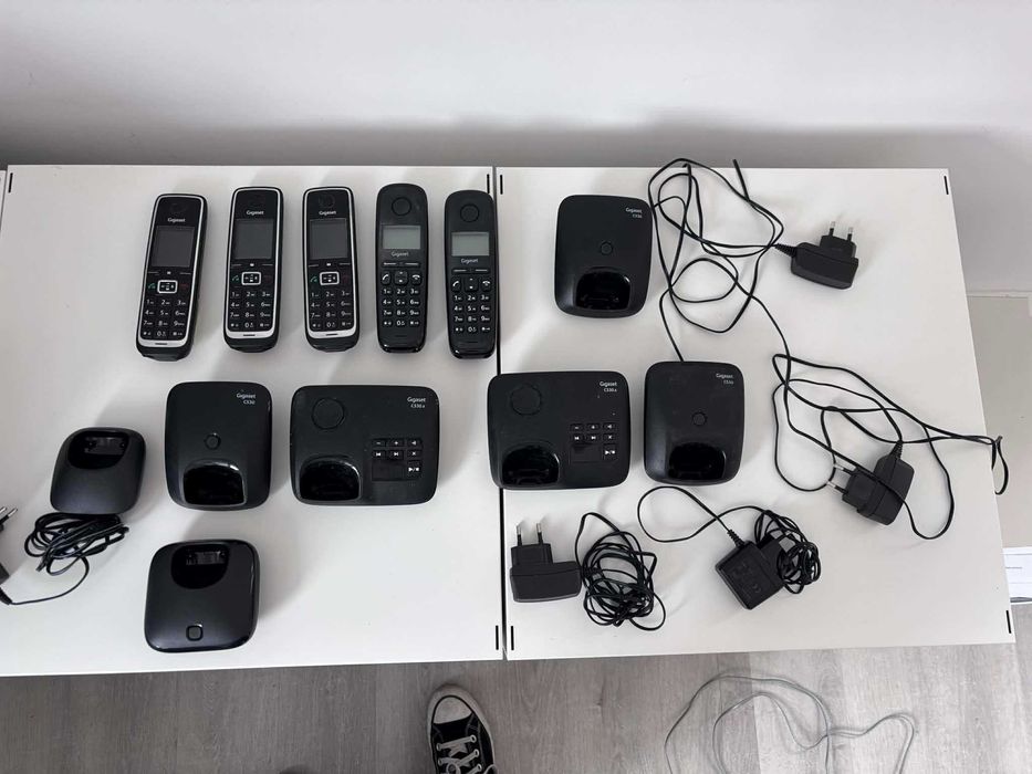 Zestaw telefonów bezprzewodowych Gigaset – komplet, sprawne