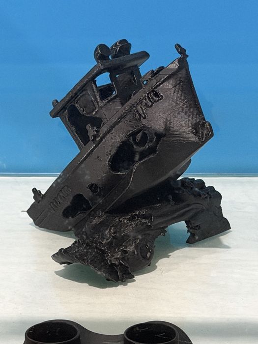 Ornamentos para aquario feito em impressora 3D