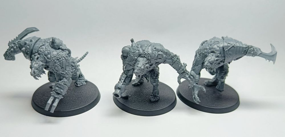3x RAT OGORS Skaven Aos Warhammer