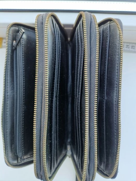 Кошелёк клатч Sisley 20/10 см. кожа Италия.