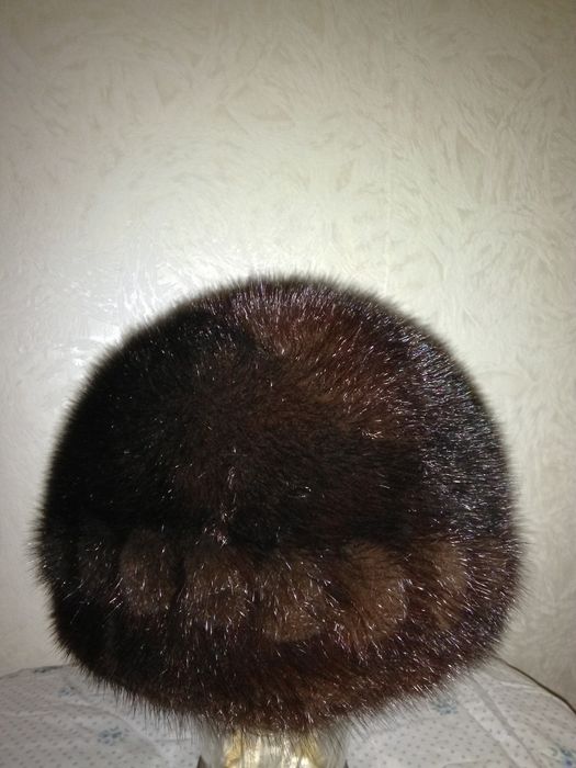 Шапка норковая женская