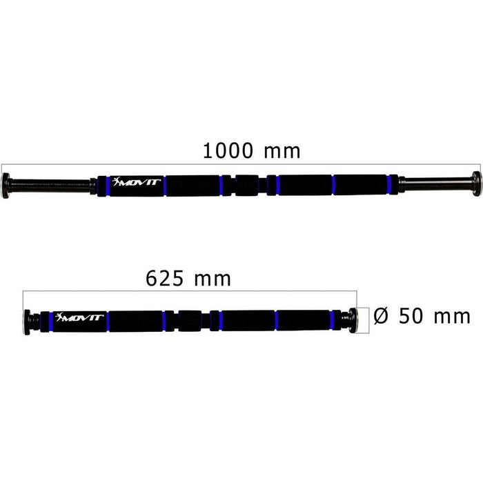 Drążek rozporowy do podciągania 350 kg teleskopowy 2 kolory